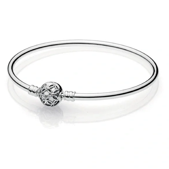 Pandora Pattern of Love Bangle NEW - Picture 1 of 2